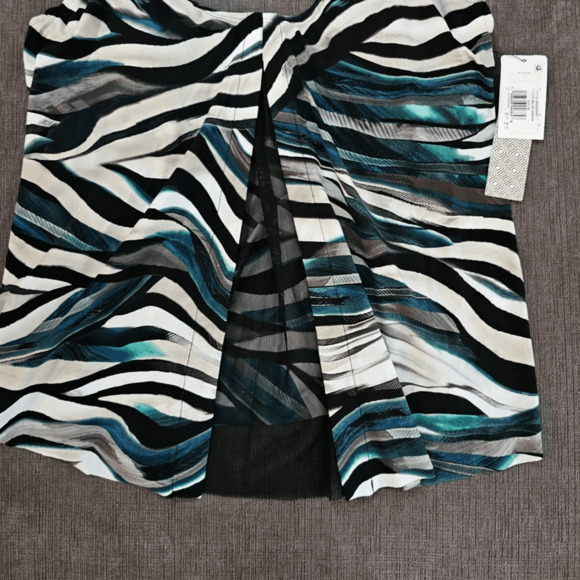 NWT Amoressa Women's Swimwear Swing Underwire Bra Mesh Inset Tankini Top Size 10 - Picture 10 of 14